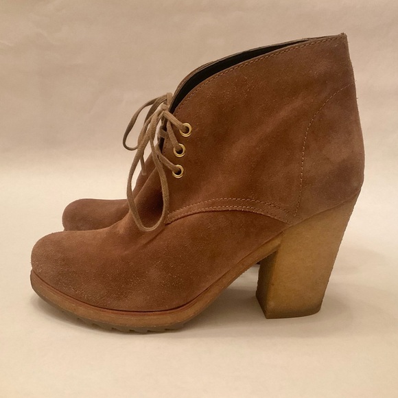 COPY - Prada Suede Chucka Boot Heels - Picture 1 of 15